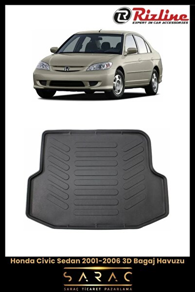 Rizline Honda Civic Sedan 2004 Model 3d Bagaj Havuzu