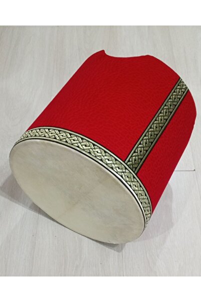 brtticaret Yer davulu kırmızı 30 cm çap anaokulların tercihi yer davulu