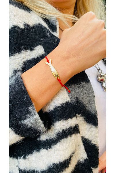 elamindunyasi Coated Fish Figure Bracelet