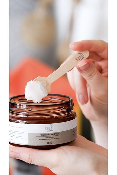 Kyphi Natural Coconut Oil (Cocos Nucifera Oil) 100% Pure - Cold Pressed