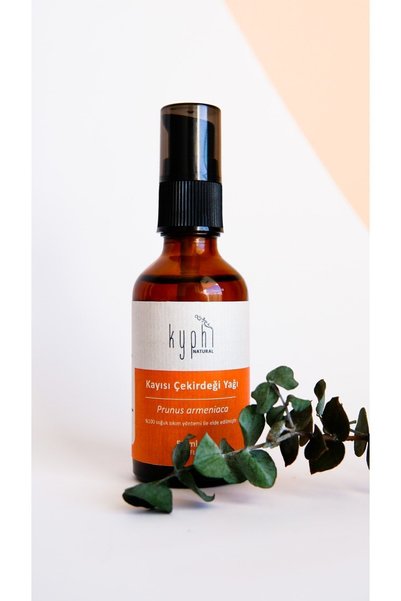 Kyphi Natural Apricot Kernel Oil (Prunus Armeniaca) 100% Pure - Cold Pressed