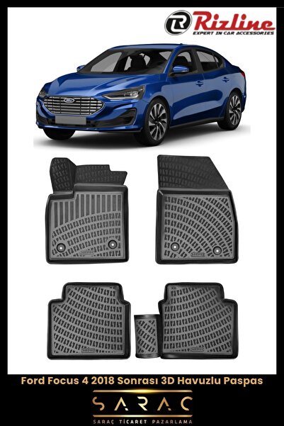 Rizline Ford Focus 2024 Model 3d Havuzlu Paspas