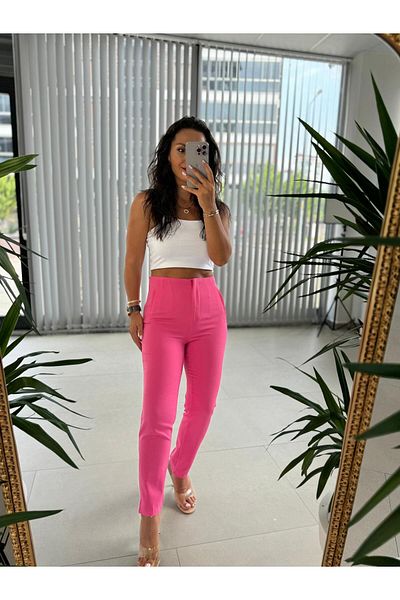 caddstore Pink Gk Collared Pants