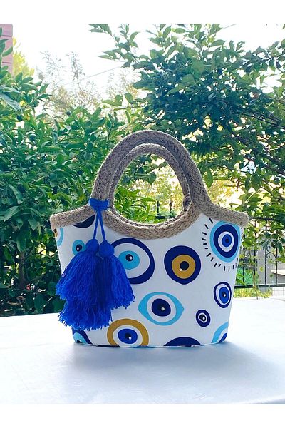 çanta tasarımcısı Children's Beach Bag Evil Eye