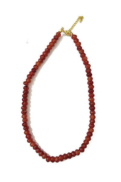 New Obsessions قلادة نسائية شفافة مطرزة بالكريستال