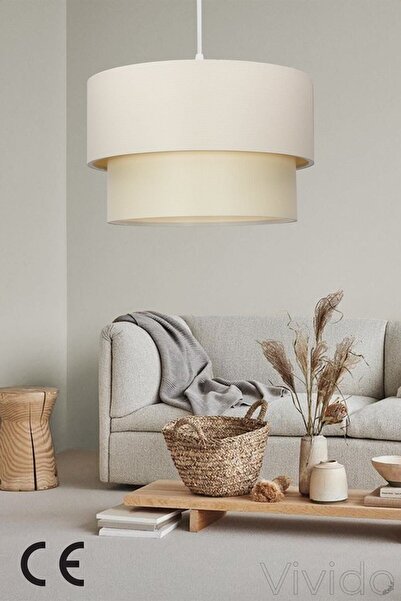 Genel Markalar Pasta Sarkıt Avize Krem Finlin