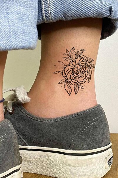 New Obsessions Kristalli Çiçek Geçici Dövme