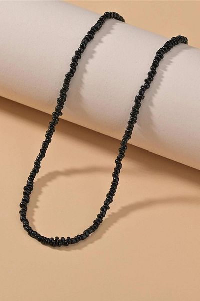 New Obsessions Bead Detailed Sand Necklace