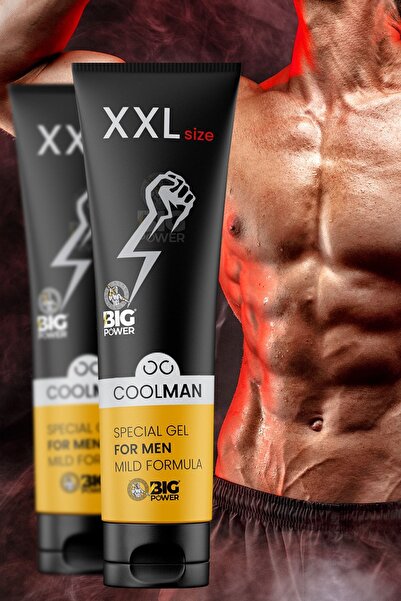 BİG POWER 2 Adet 50ml Jel Penis Krem Hediye Mendil Geciktiricilim Sertleştiri...