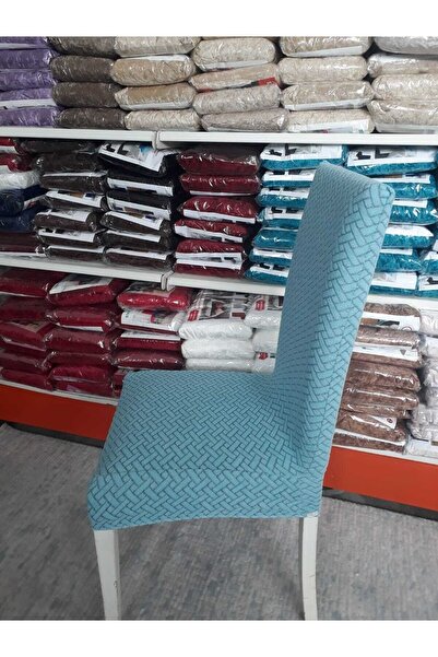 elgeyar Likrali Kümaş Desenli Sandalye Örtüsü, Lastikli, Esnekli ,kaliteli Sandalye Kılıfı 1 Adet