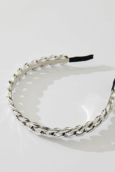 New Obsessions Shelley Metal Chain Detailed Women's Crown Hair Accessory