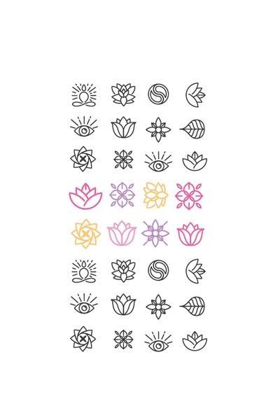 New Obsessions Çiçek Tırnak Dövmesi