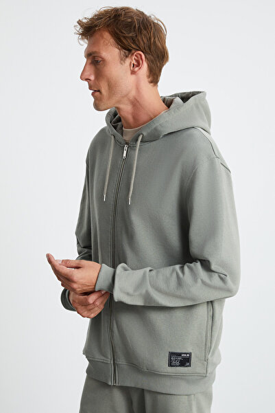 GRIMELANGE Ανδρικό πράσινο φούτερ MAYNOR