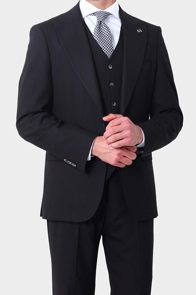 Kadir Büyükkaya Stylish and Comfortable Men's Suit with Vest-Kaw1021S
