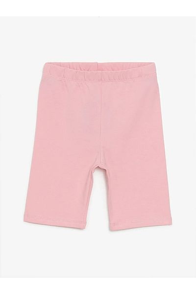 LC Waikiki LcwBaby- Pink Elastic Waist Short Leggings forBabyGirl