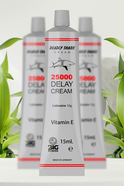 BİG POWER 3 Adet Geciktiricili Shark Gri Jel 15ml Ekstra Etki