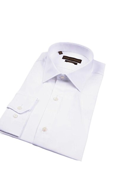 Kadir Büyükkaya %100 Pamuk Slim Fit Klasik Yaka Erkek Gömlek-kav4200s