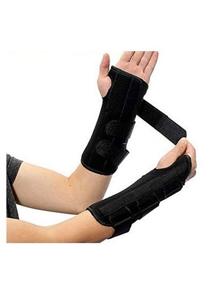 ARWEX Hand Wrist Splint Metal Supported Double Direction All Size Rest Splint Carpal Tunnel Nervous Jam