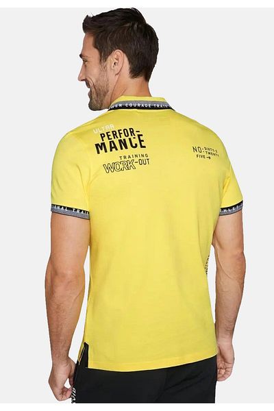 Camp David Die Details und Seitenschlitze des Gömlek-Poloshirts sind groß