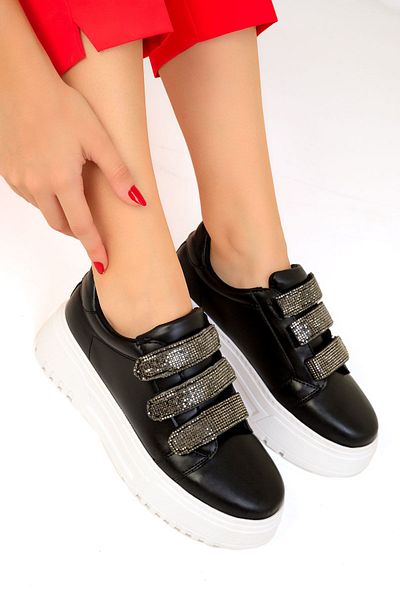 SOHO 19462 Modell Schwarze Damen Sneakers
