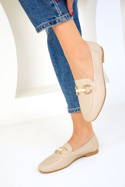 SOHO Beige Women's Ballerinas - Model 19459