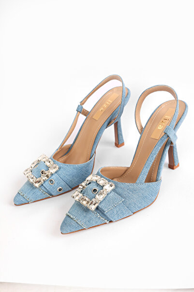 Liza Shoes Monica Kadın Kemerli Topuklu Ayakkabı A001-026-K315