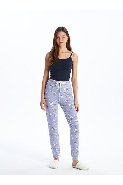 LC Waikiki Pantaloni de pijama de damă cu model - talie elastică
