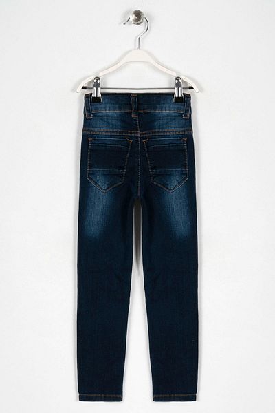 zepkids Lycra Blue Color Boy's Jean Trousers