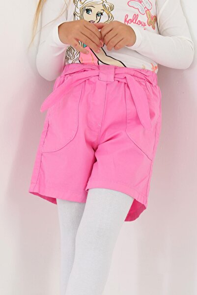 zepkids Dark Pink Color Girl's Shorts