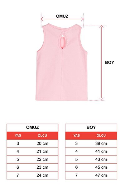 zepkids Crew Neck Zero Sleeve Lets Takae Trip Printed Pink Color Girl's T-shirt