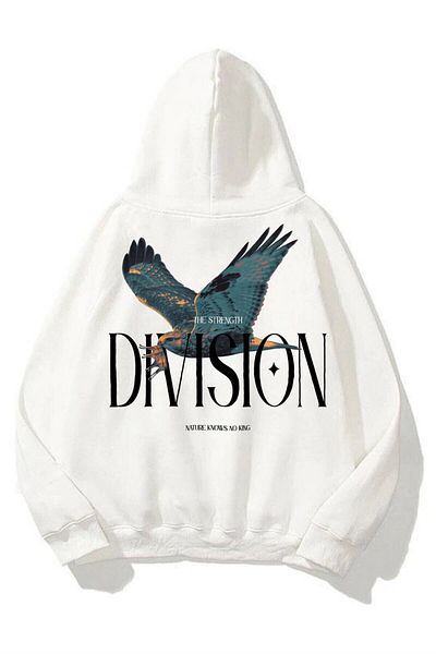 Trendiz Φούτερ Unisex Division Hoodie White