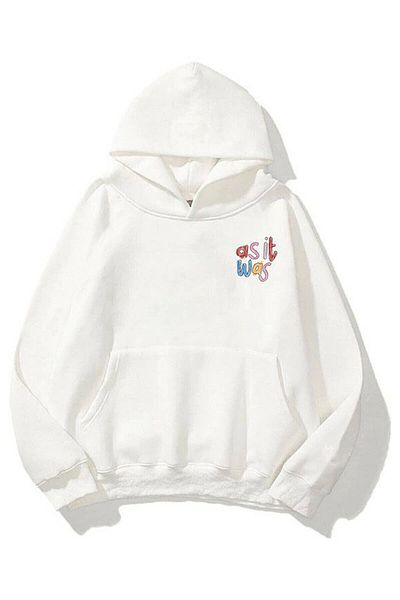 Trendiz Unisex As It Was Φούτερ Hoodie White