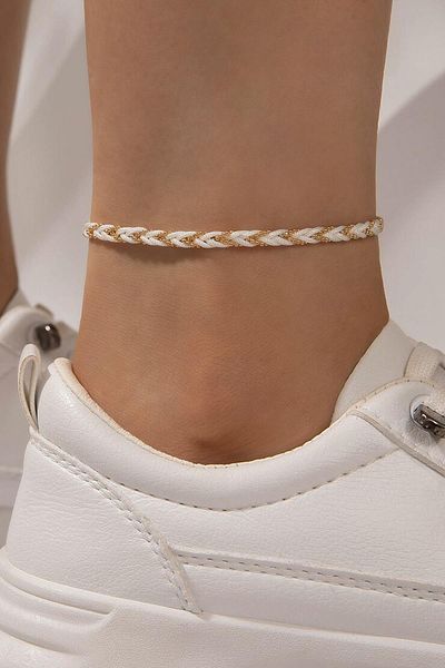 New Obsessions Puravida Rope Knitted Anklet