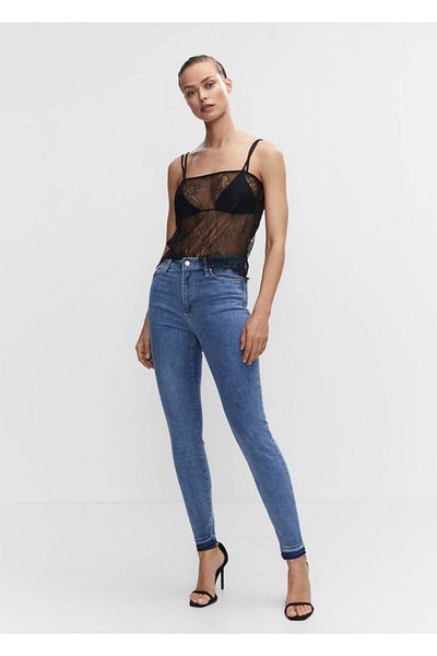 MANGO Woman Magas derekú Skinny Jean