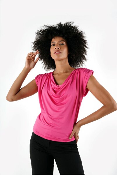 ALEXANDERGARDI PaDDeD Degaje Collar Flowing Blouse - B24-00181