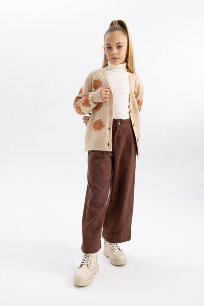 DeFacto Girl's Oval Leg Wide Leg Trousers - A4870a823wn