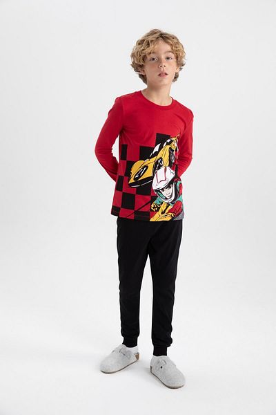 DeFacto Boy's Pajama Set - Printed, long Sleeve, B2645a823au