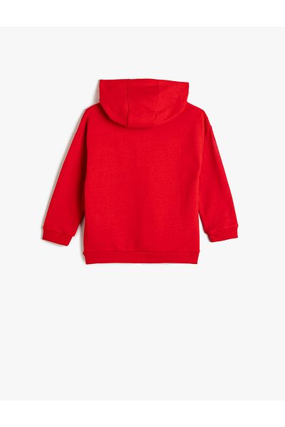 Koton Lûgat365 Licensed - Republic Printed Hooded Long Sleeve Sweatshirt