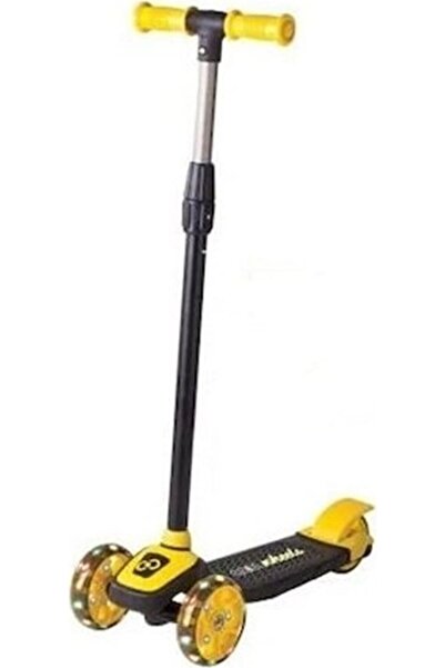 Furkan Toys Twist 3+ Işıklı Yüksekliği Ayarlanabilir  Scooter Sarı FR58925