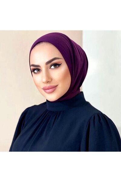 Genel Markalar Hijabchi Kadın Tesettür Penye Çıtçıtlı Boyunluk Hijap Bone Mod...