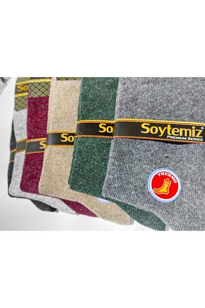 SOYTEMİZ Ανδρικές θερμικές κάλτσες 6 ζευγαριών