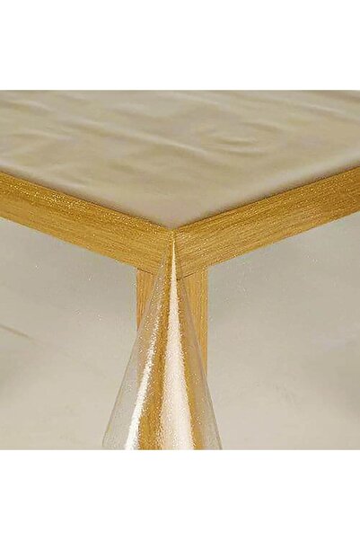 Willuxe Table Cloth Transparent Glittered Wipeable Table Cloth PVC
