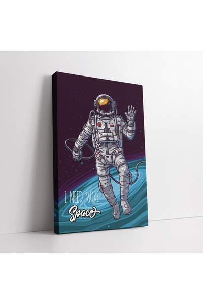 KOSS Dijital Astronaut u svemiru apstraktna slika na platnu