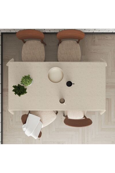 Willuxe Table Cloth Oilcloth Washable Wipeable Stain Resistant Fabric Look Hygienic Table Cloth