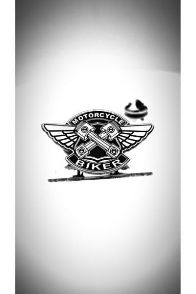 YÖRÜK TASARIM Kanatlı Motorcu Rozet