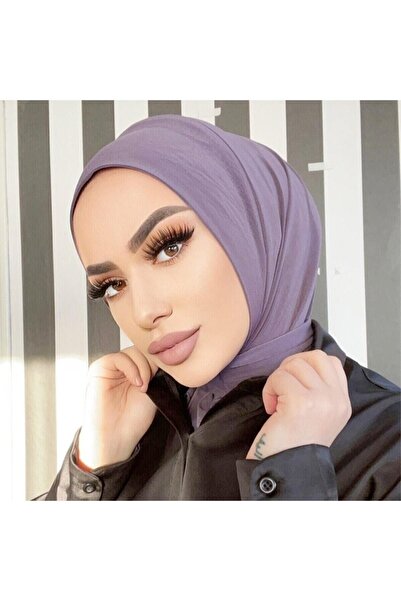 Organic Hijabchi Kadın Tesettür Penye Çıtçıtlı Boyunluk Hijap Bone Model Eşar...