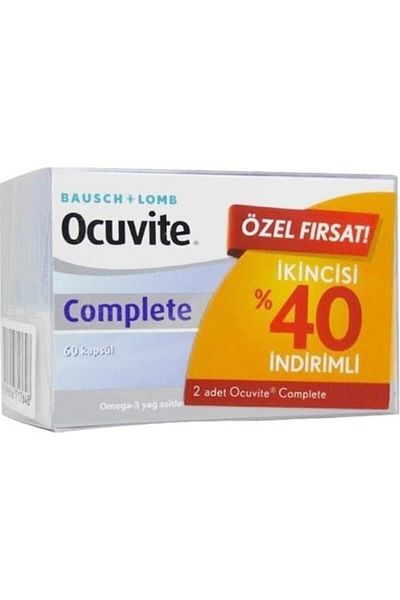 Ocuvite Economic Pack of 2 - 60 Capsules Complete