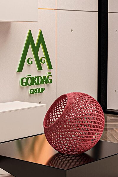 gökdağ group g g Renkli Avize Başlık (PEMBE) 22 Cm E27 Duy Uyumlu (askı Takımsız)