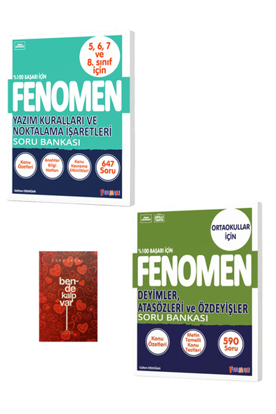 Fenomen Yayıncılık FENOMEN YAZIM KURALLARI VE DEYİMLER ATASÖZÜ SORU BANKASI