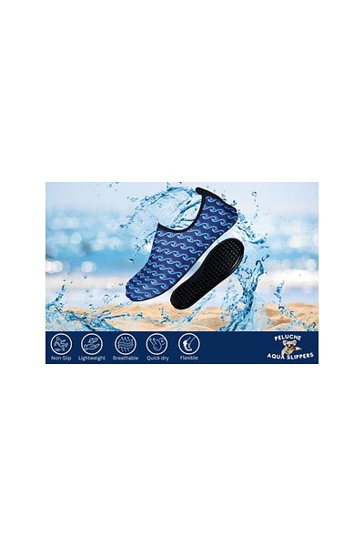 Peluche PANTOF DE BĂRBAȚI CU TALPA ANTIDRIPĂ PENTRU MARE, PANTOF DE PISCINĂ